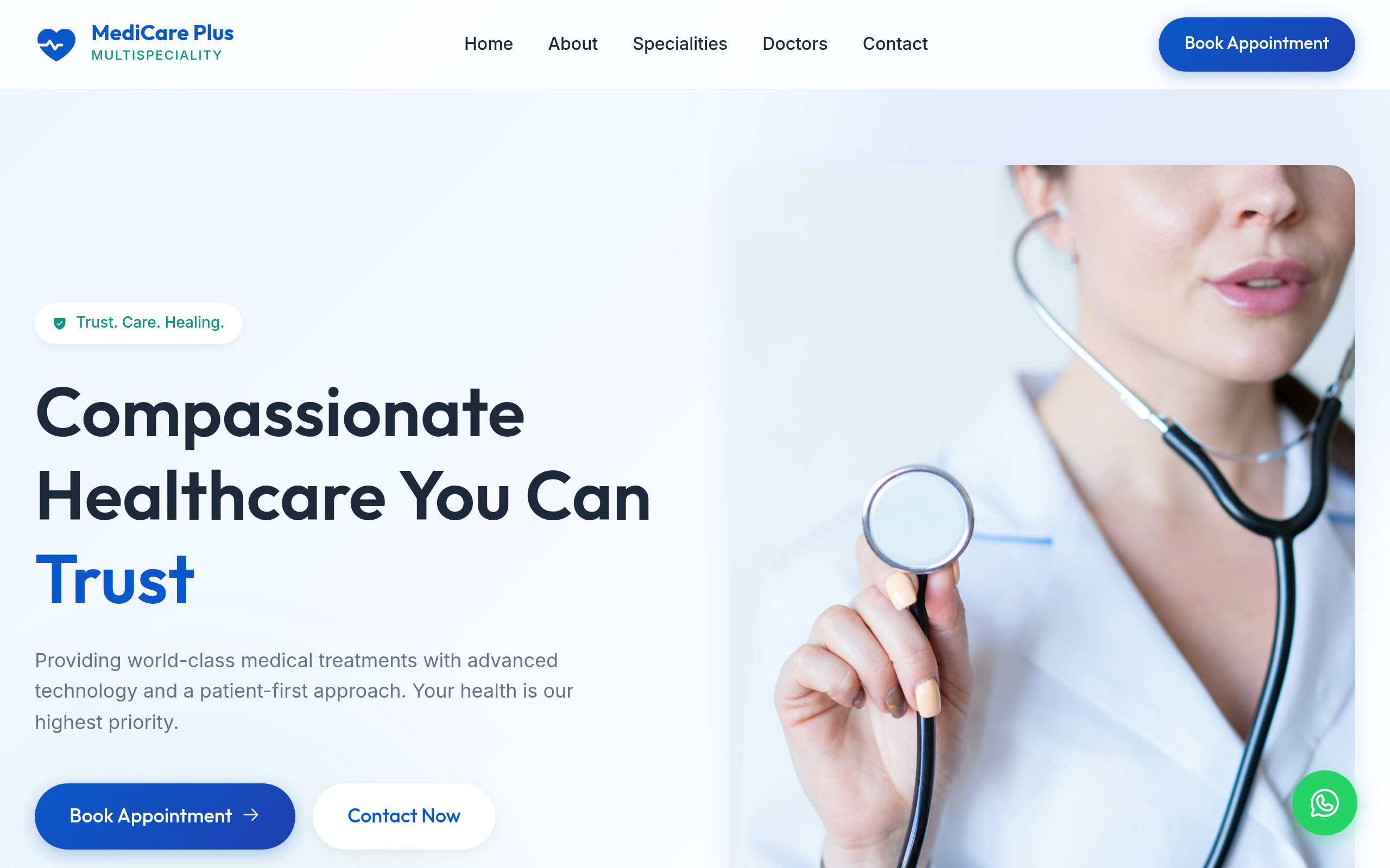Medicare Plus Project Screenshot
